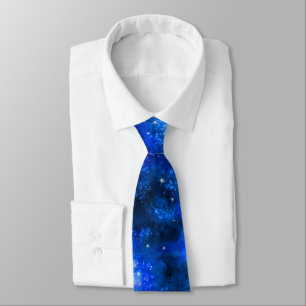 Blauwe melkweg Buitenspatie Stropdas