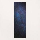 Blauwe Melkweg Nachtsky Galaxy Foto Yogamat (Voorkant)