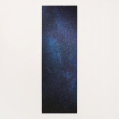 Blauwe Melkweg Nachtsky Galaxy Foto Yogamat (Achterkant)