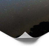 Blauwe melkweg over de Ozarks Poster (Hoek)