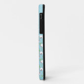 Blauwe mengeling en luciferpatronen Case-Mate iPhone case (Achterkant/links)