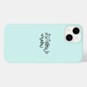 Blauwe Meow telefoonhoes Case-Mate iPhone Case (Achterkant (horizontaal))