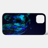 Blauwe merg Case-Mate iPhone case (Achterkant (horizontaal))