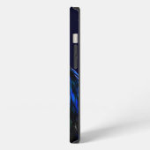 Blauwe merg iPhone hoesje (Linkerkant)