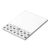 Blauwe Merle Border Collie in de schapen Notitieblok (Linkerzijde)