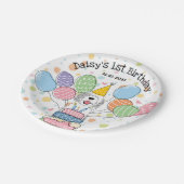 Blauwe Merle Sheepadoodle Hond Verjaardag Papieren Bordje (Gekanteld)