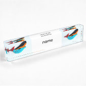 blauwe mermaid name-desktop naambordje