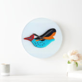 blauwe mermaïde klok (Huis)