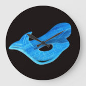 blauwe mermaïde klok (Voorkant)