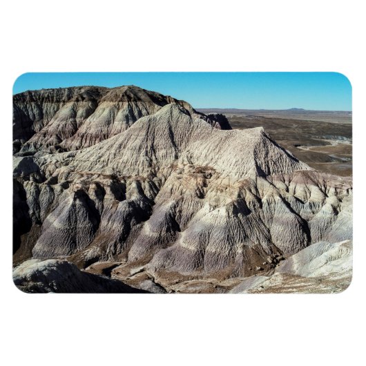 Blauwe Mesa Badlands woestijngebergte Foto Magneet (Horizontaal)
