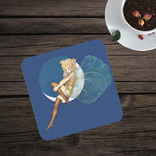   Blauwe Mestkousen Blauwe Maan Kartonnen Onderzetters