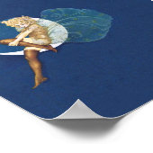 Blauwe Mestkousen Blauwe Maan Poster (Hoek)