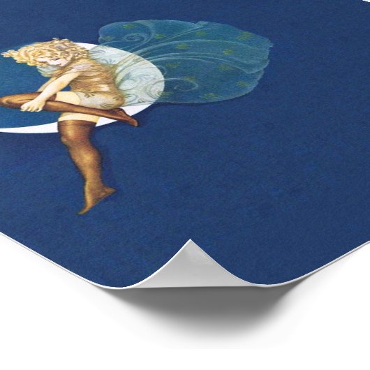   Blauwe Mestkousen Blauwe Maan Poster (Hoek)