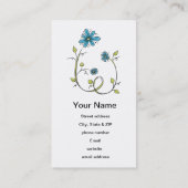 Blauwe mestventilator visitekaartje (Achterkant)