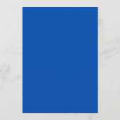 Blauwe met de hand getekende Doodle afstudeerfeest Kaart (Achterkant)