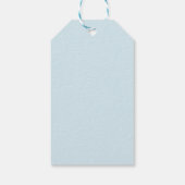 Blauwe met de hand getekende perfecte match Bruids Cadeaulabel (Achterkant)