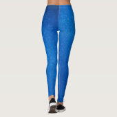 BLAUWE METAAL VLAM LEGGINGS (Achterkant)