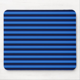 Blauwe metalen horizontale balken muismat