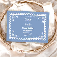 Blauwe Mexicaanse Cielito Lindo Diapper Raffle