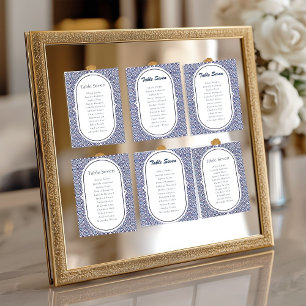 Blauwe Mexicaanse Talavera Spaanse Trouwtafel Numm Kaart