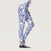 Blauwe Mexicaanse Tegel Leggings (Rechts)