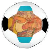 blauwe microfoon-werkspanning voetbal (Gedraaid)