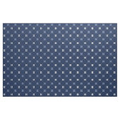Blauwe Middellandse-Tegels | Floral Pattern Stof (Yard (91,4 cm))