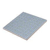 Blauwe Middellandse Zee Tegeltje (Zijkant)