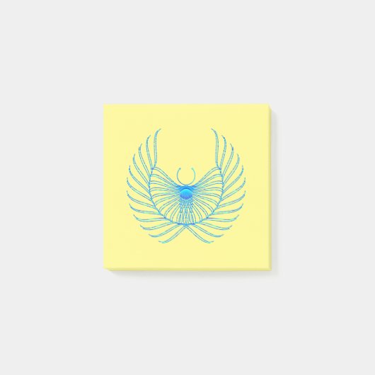 blauwe milt post-it® notes (Voorkant)