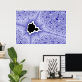 Blauwe Mini Brot Poster (Thuiskantoor)