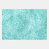 Blauwe mint Zee groene textuur Inpakpapier Vel (Voorkant)