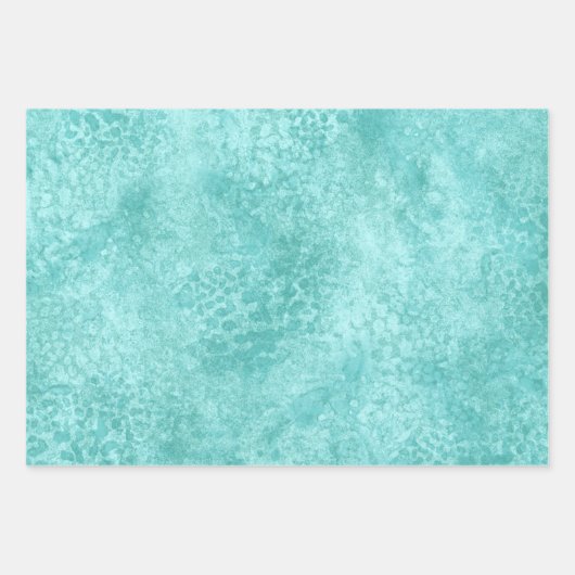 Blauwe mint Zee groene textuur Inpakpapier Vel (Voorkant)