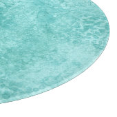 Blauwe mint Zee groene textuur Snijplank (Hoek)