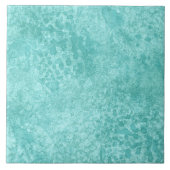 Blauwe mint Zee groene textuur Tegeltje (Voorkant)