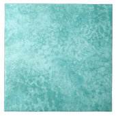 Blauwe mint Zee groene textuur Tegeltje (Voorkant)