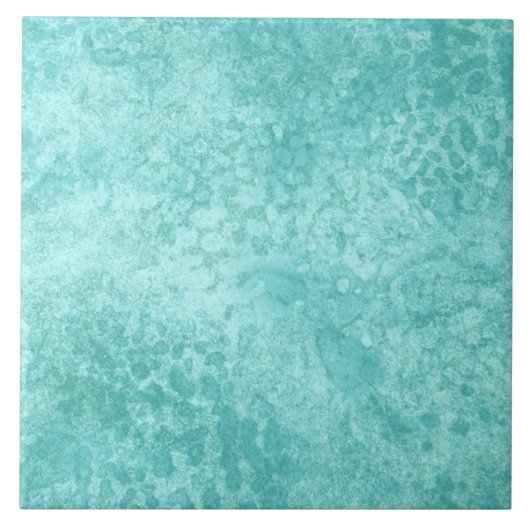 Blauwe mint Zee groene textuur Tegeltje (Voorkant)