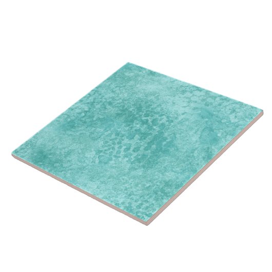 Blauwe mint Zee groene textuur Tegeltje (Zijkant)