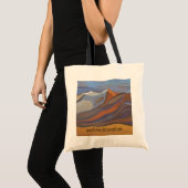 blauwe missieberg tote bag (Voorkant (product))