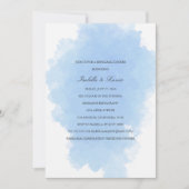 Blauwe mist | Repetitie diner Kaart (Voorkant)