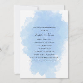 Blauwe mist | Repetitie diner Kaart