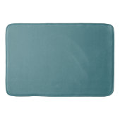 Blauwe mix met Boho Leaves roodbruin blauw Badmat (Voorkant)