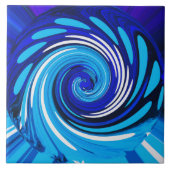 Blauwe mix tegeltje (Voorkant)