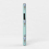 Blauwe moderne artistieke zwemmers Case-Mate iPhone case (Achterkant/rechts)