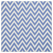 Blauwe moderne Chevron strepen Stof (Swatch)