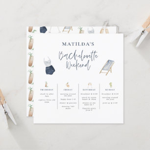 Blauwe moderne girale weekendrondleiding