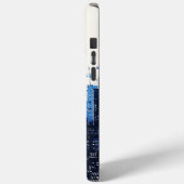 Blauwe moderne stedelijke straat Case-Mate iPhone case (Achterkant / Links)