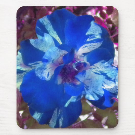 Blauwe moerasmousepad van Roos Muismat (Voorkant)