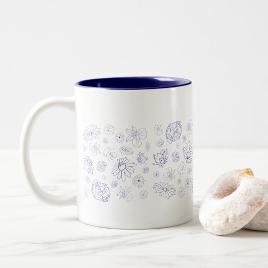 Blauwe Mok (Met donut)