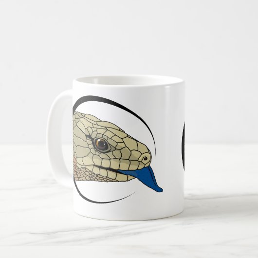 Blauwe Mok (Voorkant links)