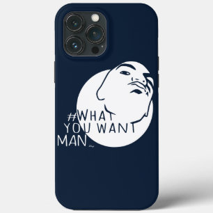 blauwe Mok   Hashtag Yo Man Wat je wilt Case-Mate iPhone Case
